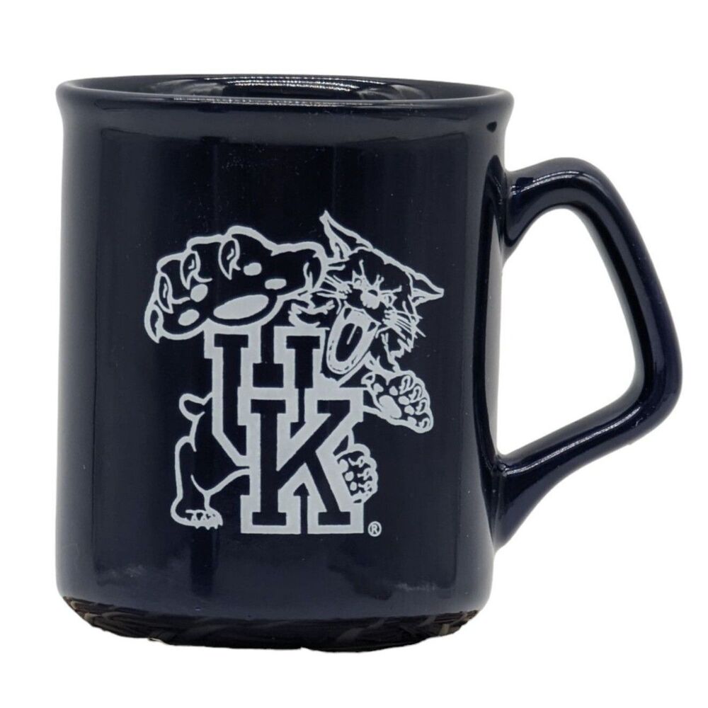 University Of Kentucky Cobalt Blue Coffee Mug Wildcats Officially Licensed